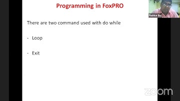 FoxPro : Revision of Programming, BCA-PPU 1st Year