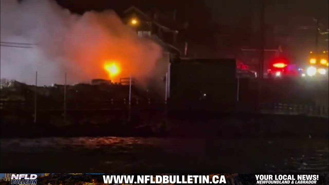 Firefighters Battling Blaze at Harbour Restaurant In Port Aux Basques
