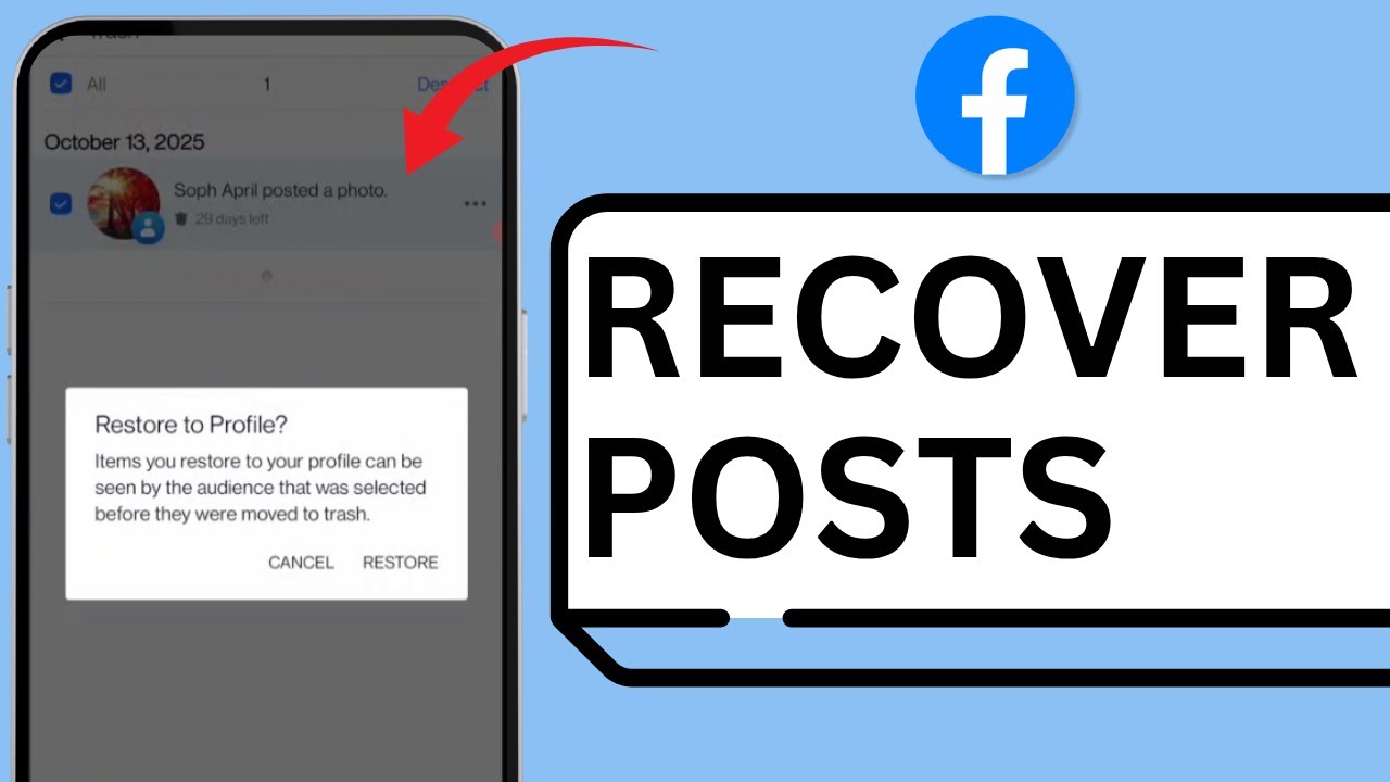 How To Recover Deleted Facebook Posts From Recycle Bin - Easy Guide ...