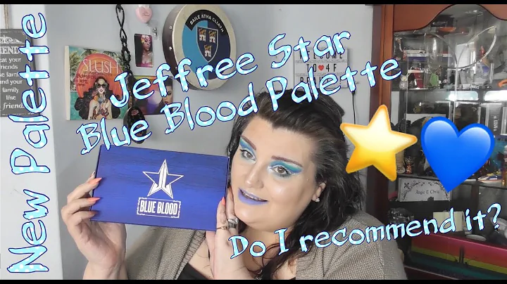 Jeffree Star Blue Blood Palette First Impressions | ASMR Makeup