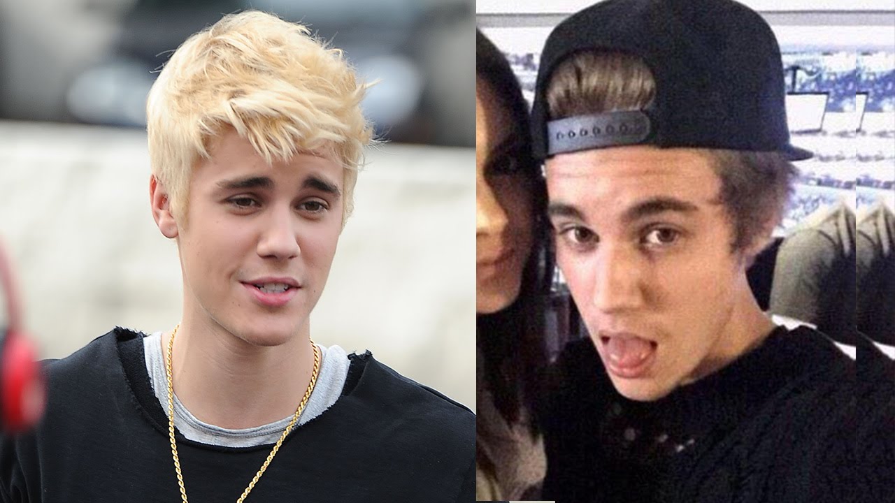 Justin Bieber Ditches His Blond Hair! - YouTube