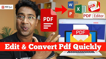 How to Convert PDF from and to Editable Word, Excel, PPT, Image and DWG