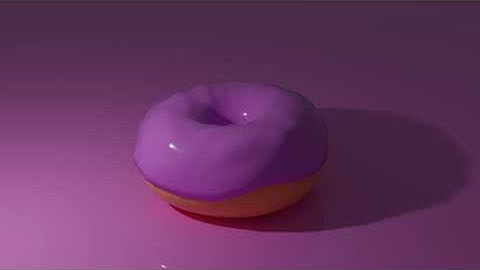 My First Donut Made In Blender from 2 Years Ago