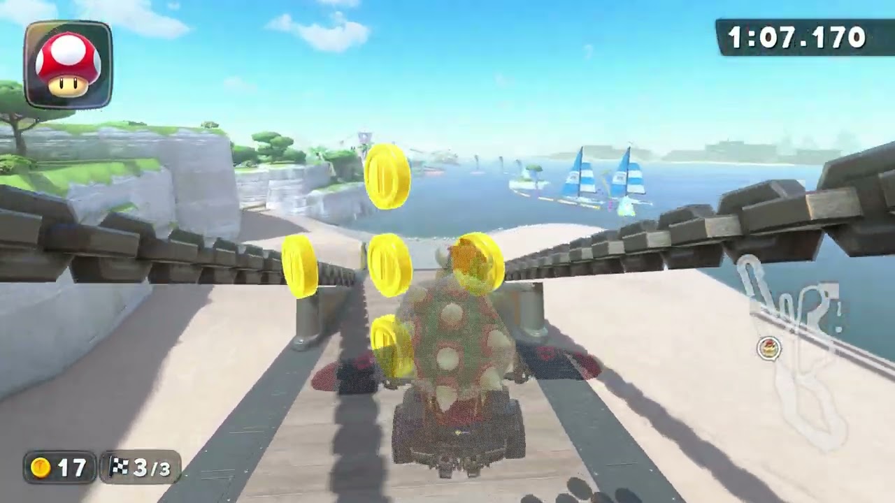 Peach Beach - 1:40.829 - K4I 🇯🇵 (Mario Kart World world record)