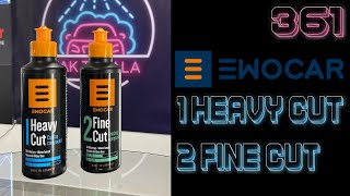 361 Pasty Polerskie Ewocar - 1 Heavy Cut 2 Fine Cut Polerowanie Lakieru Recenzja