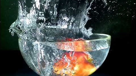 Kids day at AOS - the famous apple drop - AOS J-PRI high-speed camera records @ 2000fps