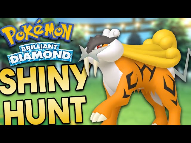 Shiny Raikou Hunt - 3200+ Resets - Pokemon Brilliant Diamond and Shining  Pearl - LIVE