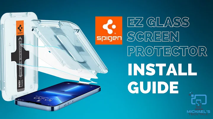 Spigen Screen Protector - EZ Fit for iPhone 13 Pro Max - Install & Review