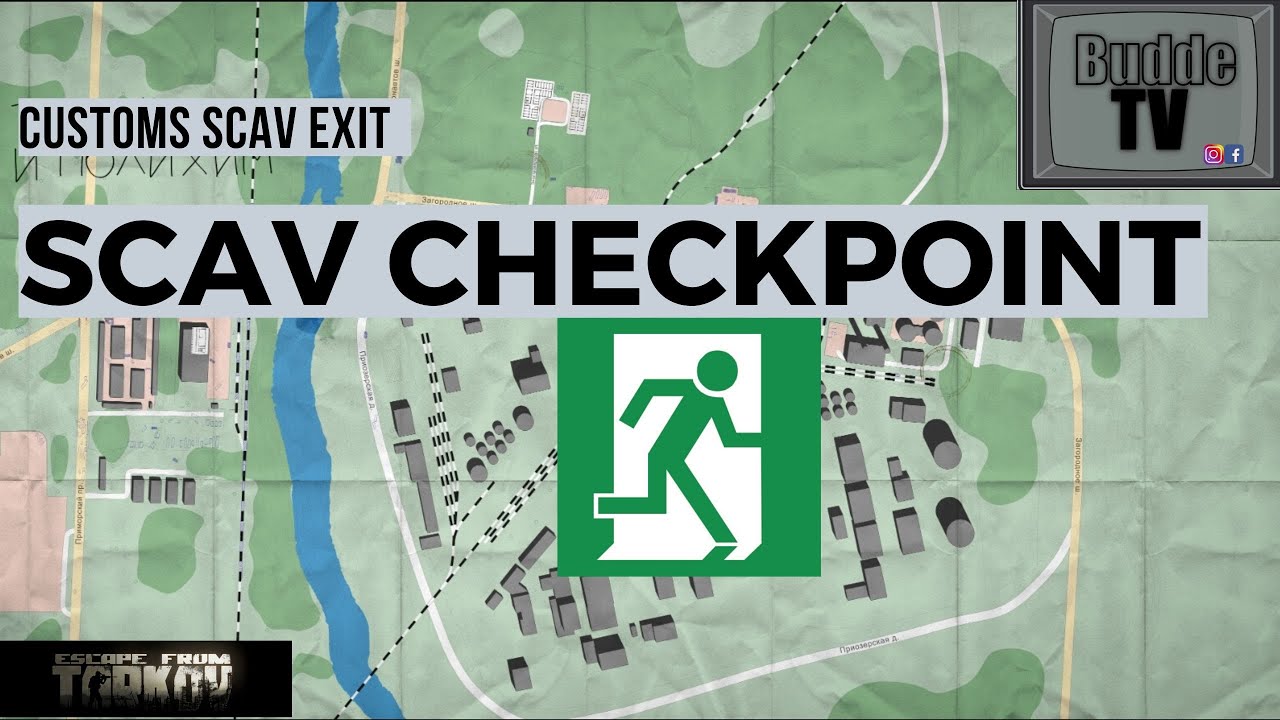 Scav Checkpoint Customs Scav Exit Escape From Tarkov Youtube