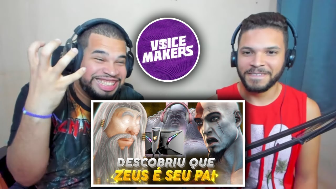 ZEUS E KRATOS CAEM NA P0RRADA - PARÓDIA ''O BOM DE GUERRA 2'' | Voice Makers