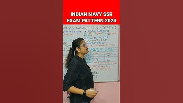 Indian Navy SSR Exam Pattern 2024 | #exam #navy #shorts