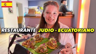 NO Podrás Creer lo que Probé Comida Judío Ecuatoriana | Un Restaurante con Comida Kosher en Madrid