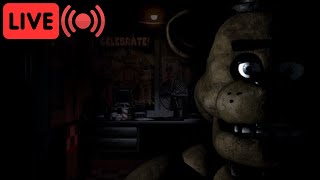 *LIVE* Part 3 Of Trying To Beat Five Nights At Freddy's For The First Time!