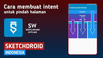 Cara membuat tombol berpindah halaman di Sketchware || SketchDroid Indonesia