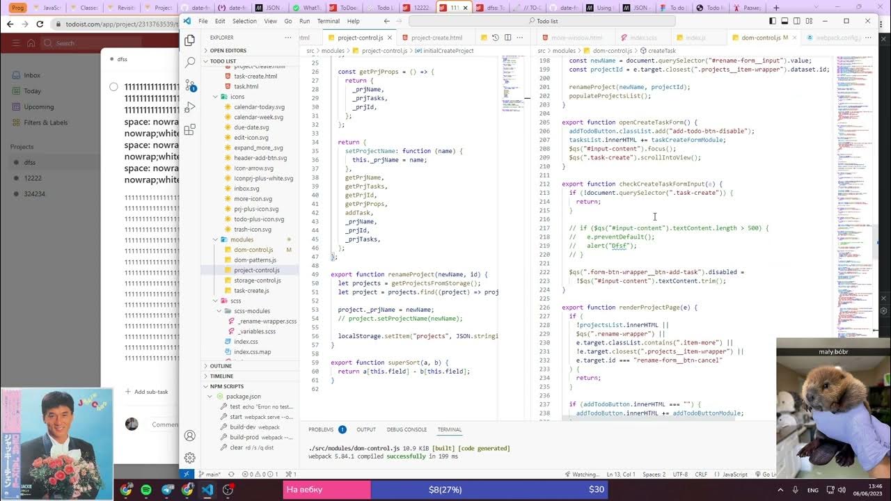 День 65, C2: 🟢Java script с 0 - Делаем Todo list - YouTube
