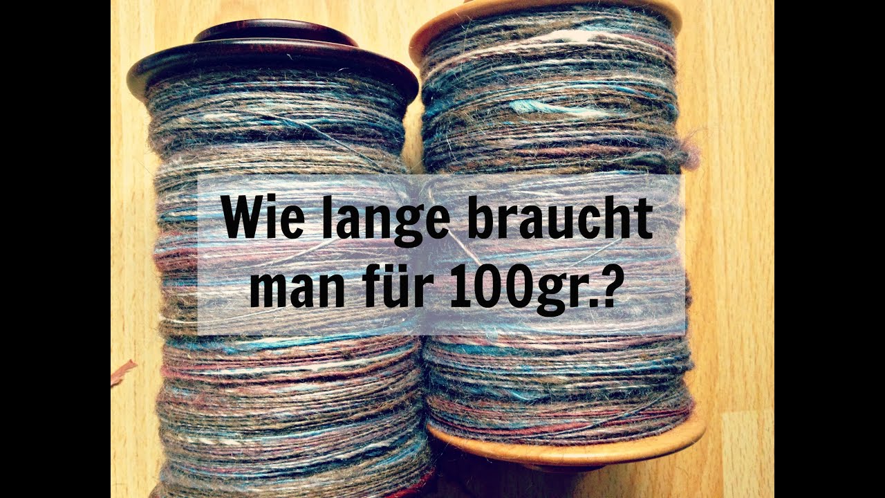 Wie lange braucht man für einen Faden? - YouTube