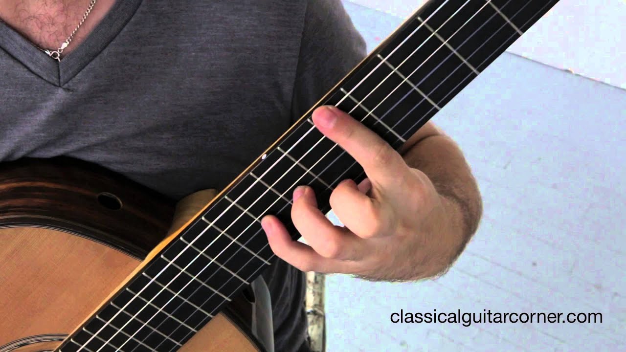 Fixed Fingers Classical Guitar Exercise YouTube