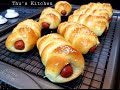 Bánh Mì Xúc Xích thơm ngon mềm và xốp công thức tiếng Việt - Sausage Bread Rolls