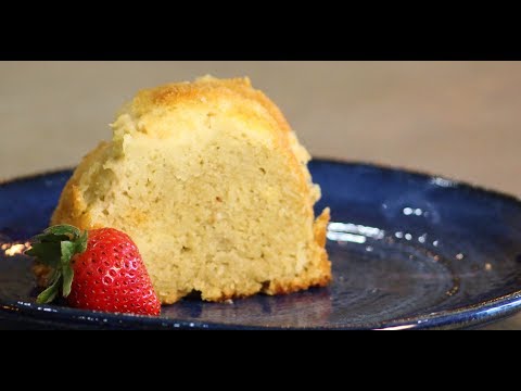 Peach pound cake Cooking with Caleb #84