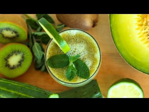 honeydew-cucumber-smoothie-/-عصير-البطيخ-والخيار---cookingwithalia---episode-388