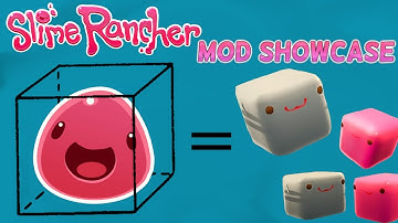 Cube Slimes! Slime Rancher Mod Showcase