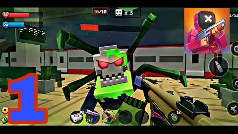 Pixel Combat: Zombie Strike Gameplay Walkthrough Part 1 ios android