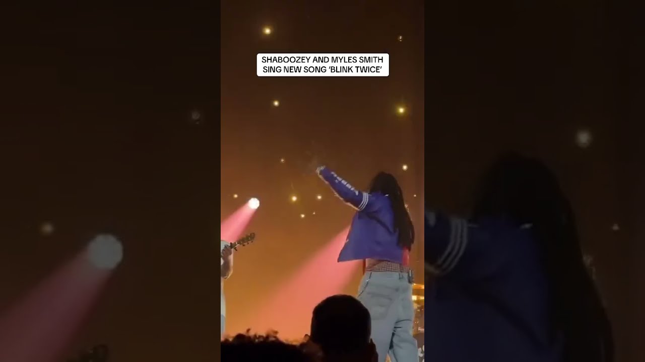 Shaboozey performs his new song 'Blink Twice' at Tortuga Music Festival.