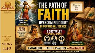 Daily Gita BG 4.40 “The Danger of Doubt in Spiritual Life”