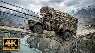 Impossible Places | 25 Death-Trap Bridges Hidden Around The World — Would You Survive Crossing Them?