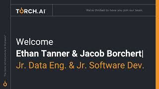 Welcome slide Ethan, Jacob, and interns