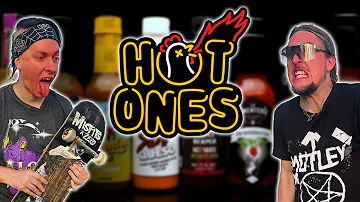 Eating Spicy Wings While Trying to Skate!? | Hot Ones
