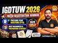 Fresh Registration Starts Again &amp; Previous Years Papers of IGDTUW 2026 | Preparation Igdtuw #igdtuw