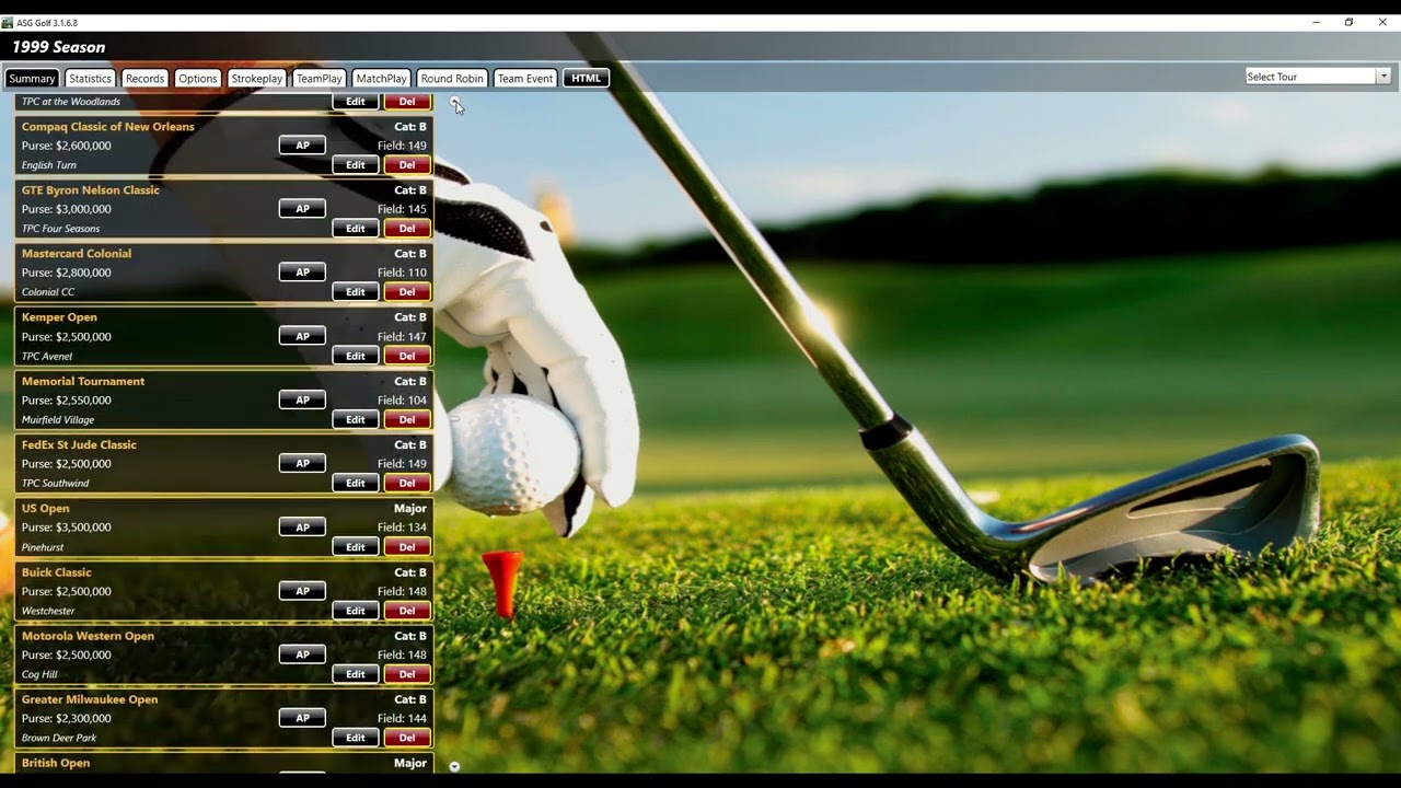 ASG Golf: How to Play Quick Play Courses-1999 Tiger Woods Season Replay