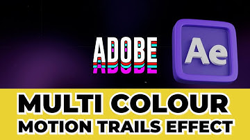 How to Create Multi-Color Motion Trails Effect in After Effects | Easy Tutorial