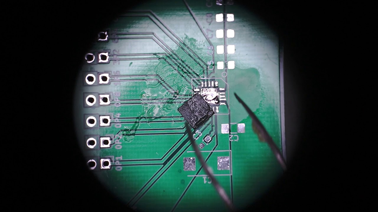 QFN solder test 焊接測試