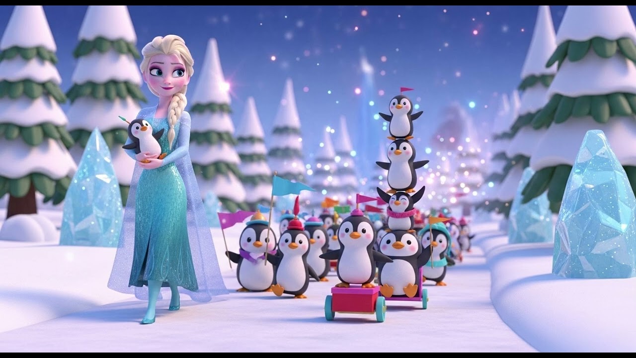Elsa and Penguin Toy Parade 🐧🎈 | Fun Kids Cartoon