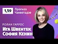 Швентек - Кенин. Прогноз Чакветадзе