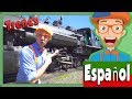 Trenes Infantiles con Blippi Español | Viaje en el Tren a Vapor