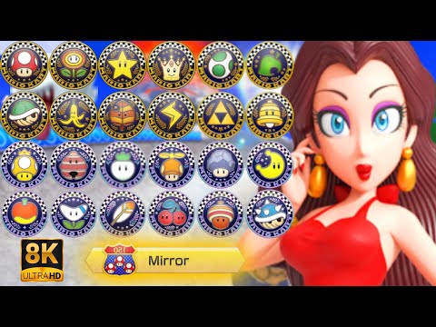 Mario Kart 8 Deluxe Mirror All Cups 3 Star Rank 8K 