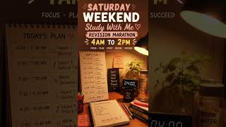20.06.2026 | Study With Me LIVE 📚 Weekend Revision Marathon | 10 Hour Deep Focus Session | 4AM - 2PM