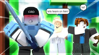 I destroyed TOXIC TEAMERS... (Roblox Bedwars)