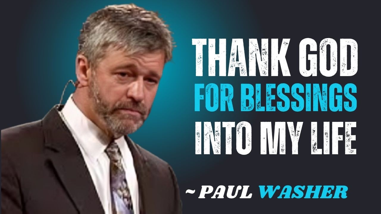 Слава Богу за благословения в моей жизни! Лучшая мотивационная речь Пола Уошера! #мотивационнаяречь