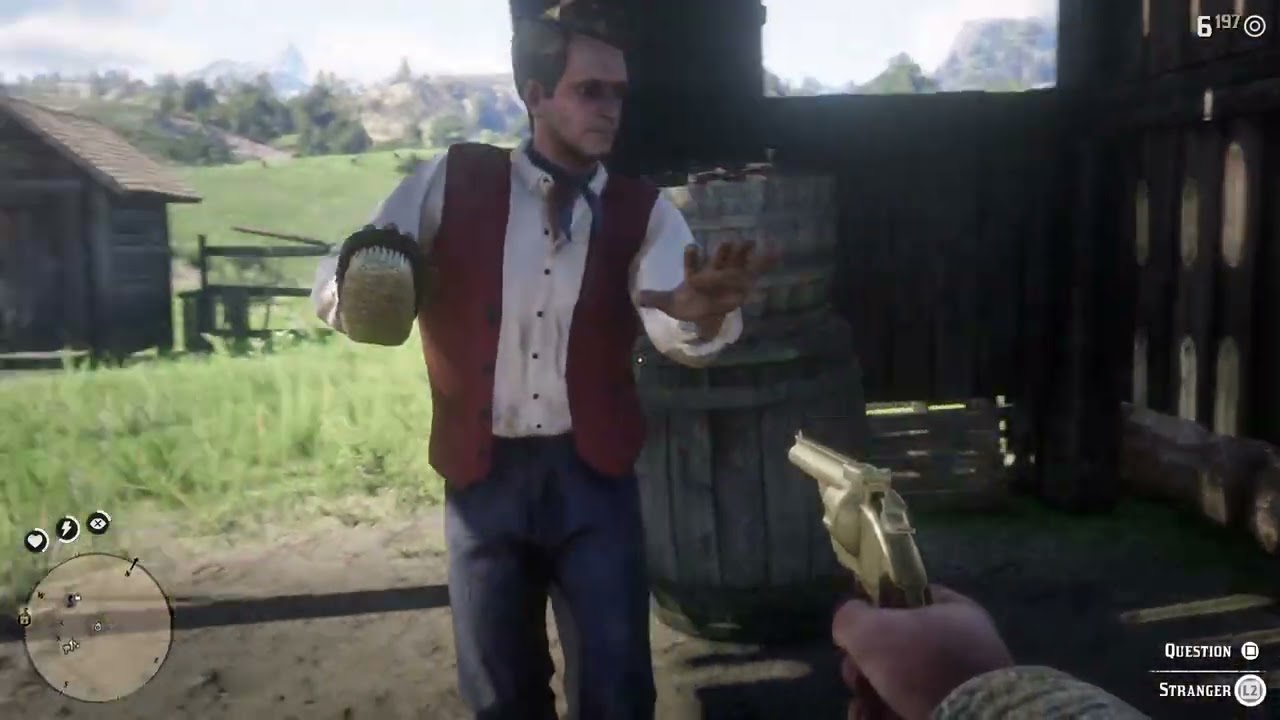 Red Dead Redemption 2 weird glitch