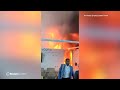 ブラジルＣＯＰ30会場で火災　すでに鎮火も、一時騒然　負傷者なし