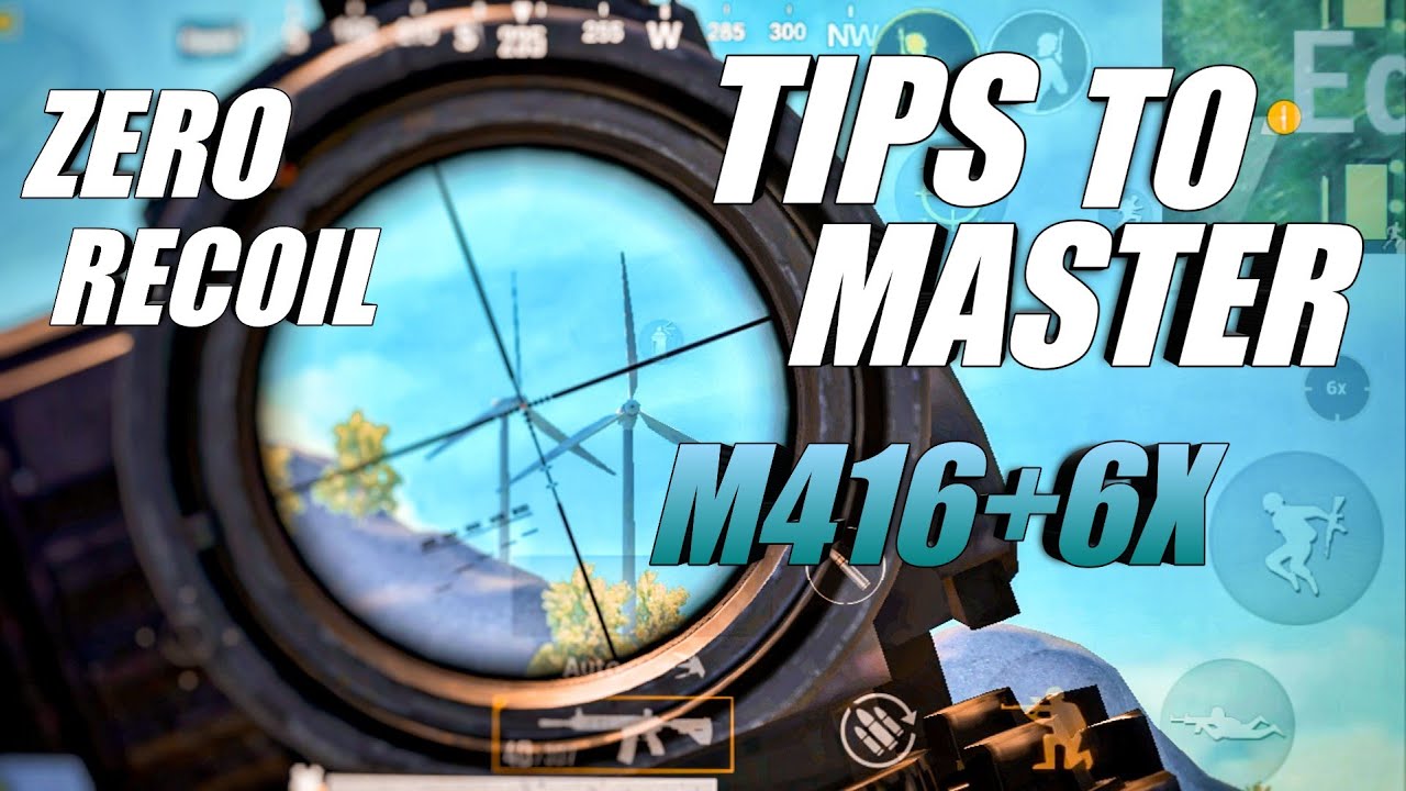 How to Spray M416 with 6X | TIPS ND TRICKS | DRILLS FULL EXPLAINED ...