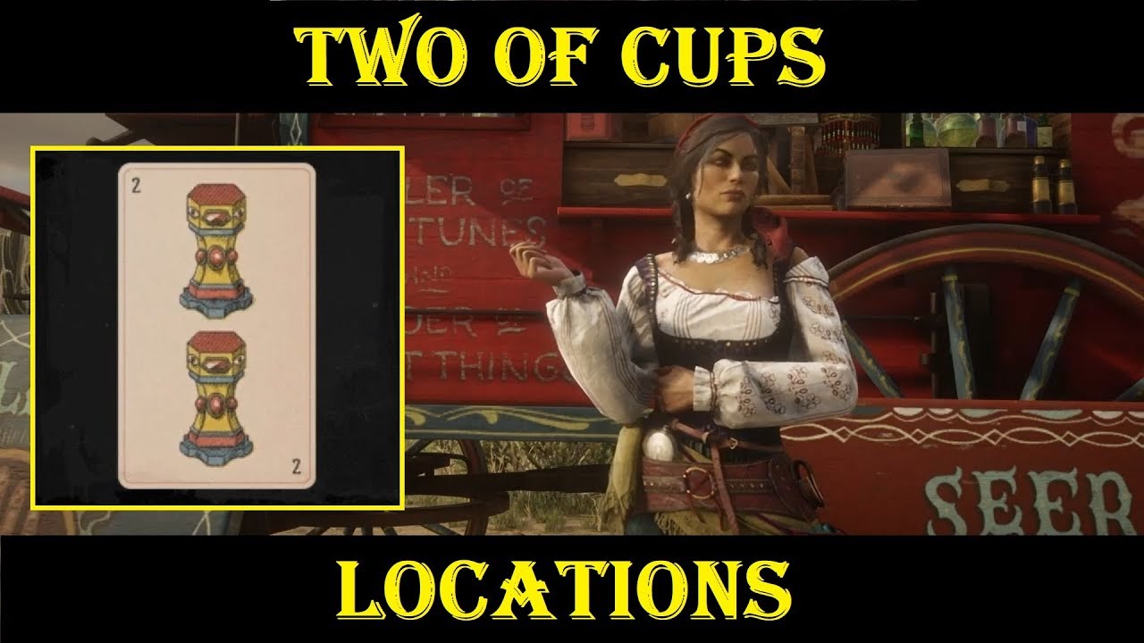 RDR2 TWO OF CUPS Locations LOVERS COLLECTION Madam Nazar RDO Red Dead ...