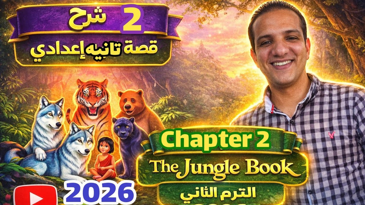 شرح Chapter 2  قصة اللغة الإنجليزية الصف الثاني الإعدادي الترم الثاني 2026 The jungle book 