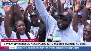 City Boy Movement Holds Solidarity Rally For Pres. Tinubu In Calabar