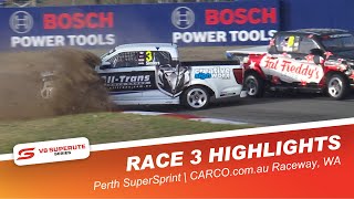 Race 3 Highlights, Perth WA | 2023 V8 SuperUtes