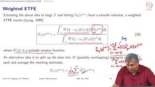 Lecture 46 Part 3 – Estimation of non parametric model 5